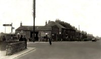 Leabrooks - Service Motors. Service Motors, Leabrooks. A photograph probably dating from the late 1940's or early 1950's.