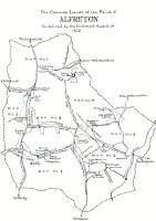 Alfreton Common Land defined by the Enclosure of 1820