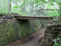 The old Cast Iron and Stone Tramway Bridge over Spring Road