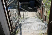 Steps leading from the upper to the lower level of the old Ironworks