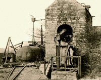 The Old Mine Engine in the grounds of Riddings Windmills