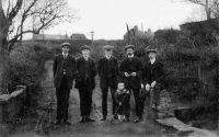 A photograph taken on Pennytown bridge, looking towards Birchwood Lane and thought to date from the early 1900s.