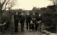 A photograph taken on Pennytown bridge, looking towards Birchwood Lane and thought to date from the early 1900s.