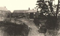 A view of Pennytown from the unmade road.