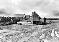 Land cleared around Pennytown before demolition, making way for Cotes park Industrial Estate, c.1980