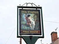 The Old English Gentleman Inn, Pub sign, 2013