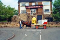 The Rifle Volunteer with an old fashioned scrap dealer passing by, 2011