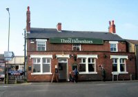 The Three Horse Shoes, taken from Leabrooks Corner, 2013