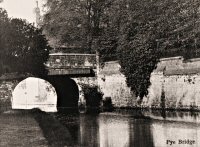 Canal Bridge carrying Nottingham road B600 at Pye Bridge