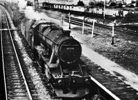 Coal train passing through Pye Bridge, possibly 1930s