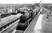 Coal Train passing through Pye Bridge Station c.1950s