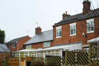 The orginal Rose & Crown is the lower part on the left - now four separate houses