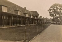 A photograph taken of the school in the 1940s.