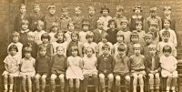 It is not known exactly where this class photograph was taken,  but it probably dates from the mid 20th century.