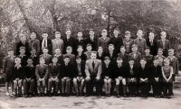 Class photograph when this was a separate boys and girls school. The photograph is thought to date from the early 1960s.