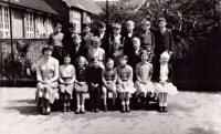 This class photographs was possibly taken in the 1950s