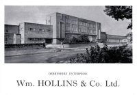 Close up of the photograph of the Aertex factory at Somercotes from the Derbyshire Enterprise brochure. The photograph dates from the 1950s.