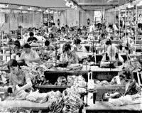1950's Machinists at work, Aertex Factory