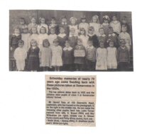 Somercotes  Infants School 1920 pupils of Class 4