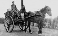 Mr Brown's Baker's Cart of Somercotes Hill near to Furnace Row Lower Somercotes
