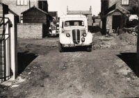T & E Taylor's Van, Leabrooks Van parked off Leabrooks Road