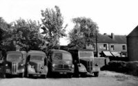T & E Taylor's Vans Taylor's Electrical Vehicles (closely parked)Off Leabrooks Road.