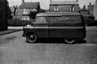 T. & E. Taylor Bedford Van outside their Leabrooks Shop.
