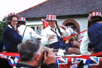 Having a good Day on the St. Trinian's float in the Silver Jubilee Parade of 1977