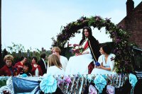 The Float for the Silver Jubilee Parade Queen 1977