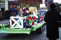 A Float in the Queen's Silver Jubilee Parade at Somercotes in 1977