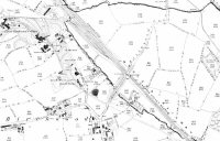 Map of lower Birchwood showing Cotes Park sidings, Lower Birchwood Colliery and Brick works