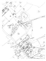 Map showing Riddings Windmill site and two old Shafts