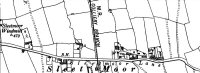 Old Map of Sleetmoor Lane showing position of Sleetmoor Windmill