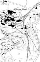 1917 Map of James Oakes Riddings Ironworks