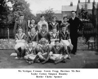 Somercotes Boys School Football Team 1932-1933 season