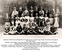 Somercotes Junior School Teacher and Pupils circa 1950's.

