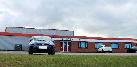 Liniair UPVC products Windows, Doors and Fencing, this was the former Ci Polymers factory on the Cotes Park Industrial Estate - 2015