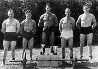 Somercotes Weight Lifting Club members 1947.