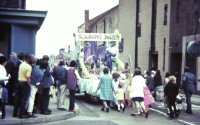 Somercotes Carnival. dray going down Victoria Street date not know.