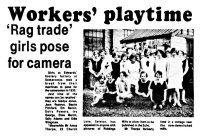 Magazine article including a write up on Edwards Hosiery at Somercotes.