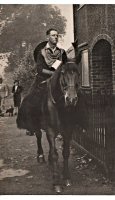 William Roberts going to the Somercotes Carnival in the 1920's.