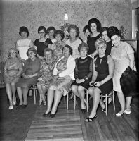 Somercotes British Legion Women's Section Dinner 9th December 1968.