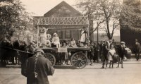 Hospital Day Parade passing the Methodist Church on Nottingham Road 1930's.
