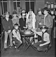 Somercotes Scouts fancy dress party 10th February 1971.