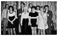 Group of Dalkeith Knitwear employees and Directors at the Annual Dinner Dance at Nottingham on the 8th January 1971.