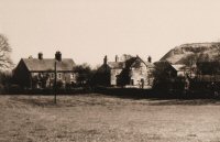 Cotes Park Farm an early photograph with Cotes Park Colliery soils in the background.