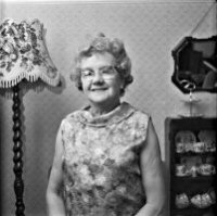 Somercotes School Teacher Mrs. Argyle Needle Work Teacher retires Ripley & Heanor Newspaper photograph 22nd July 1970.