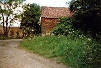 The building remains of Cotes Park Farm now a part of the Industrial Estate photographed in  1992