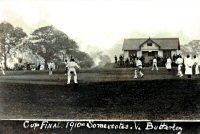 Somercotes Cricket Club Cup Final Somercotes versus Butterley 1910