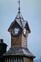 The Clock Tower on Riddings House circa 1970's.